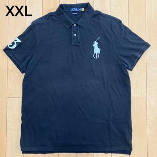 ポロラルフローレン(POLO RALPH LAUREN)のPOLO RALPH LAUREN ポロシャツ　半袖　ビッグポニー　黒　XXL(ポロシャツ)