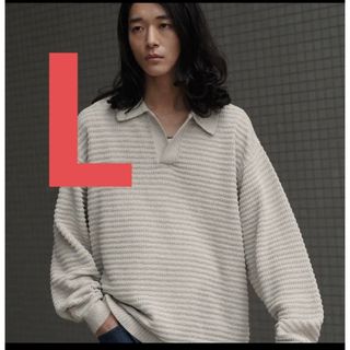 リドム(LIDNM)の早い者勝ち！WYM MELANGE SKIPPER KNIT POLO(シャツ)