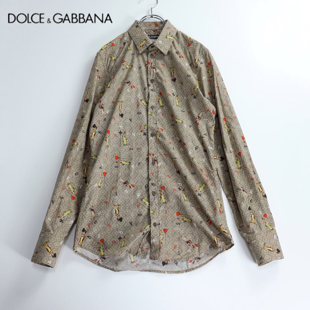 レア ドルガバ DOLCE&GABBANA ドルチェ&ガッバーナ シャツ 長袖 レア ドルガバ DOLCE&GABBANA ドルチェ&ガッバーナ シャツ 長袖