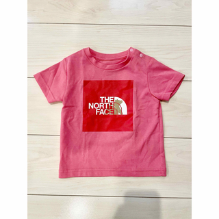 ザノースフェイス(THE NORTH FACE)のNorth Face ピンク Tシャツ くまさん 80cm(Ｔシャツ)