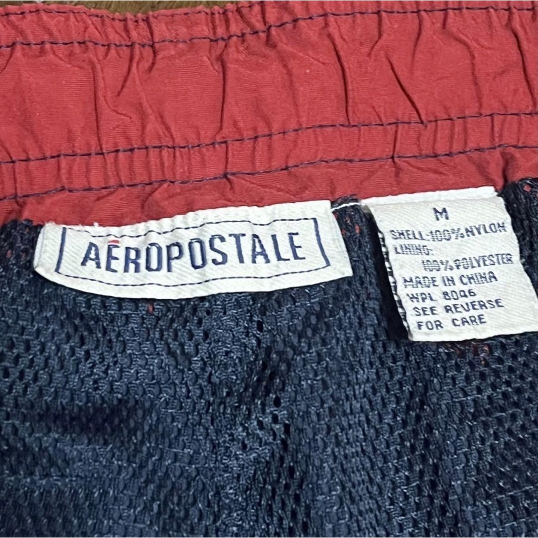 AEROPOSTALE(エアロポステール)のAEROPOSTALE エアロポステール ナイロンパンツ ネイビー US古着 メンズのパンツ(その他)の商品写真