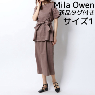 Mila Owen - 【新品タグ付き❤️】ミラオーウェン✨サイズ1✨ドッキングワンピース