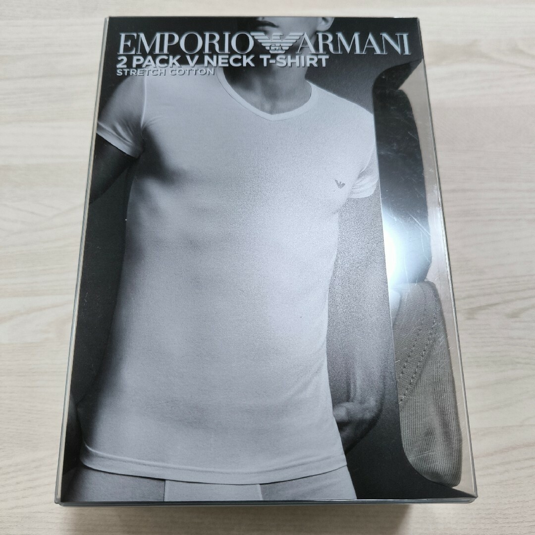 Emporio Armani(エンポリオアルマーニ)の【2枚】EMPORIO ARMANI Tシャツ 54007172 M メンズのトップス(Tシャツ/カットソー(半袖/袖なし))の商品写真