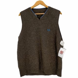 FRED PERRY(フレッドペリー) Vネック ニットベスト メンズ トップス