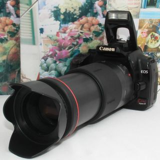 キヤノン(Canon)の❤️新品カメラバッグ付き❤️Canon EOS kiss X 超望遠レンズ❤️(デジタル一眼)