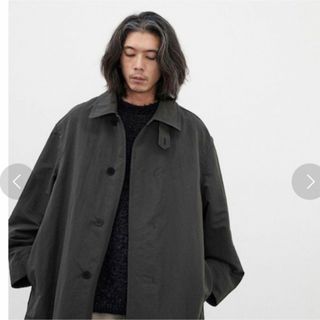 リドム(LIDNM)の早い者勝ち！リドム　NYLON RIP LOOSE MILITARY COAT(ステンカラーコート)