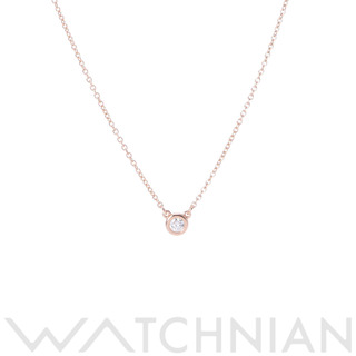 ティファニー(Tiffany & Co.)の中古 ティファニー TIFFANY & Co. レディース ネックレス K18ピンクゴールド ダイヤモンド(ネックレス)