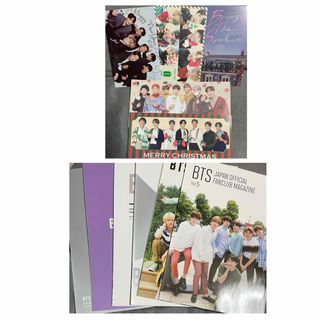 BTS  会報誌　マガジン　5〜10  6冊  グリーティングカード　他(アイドルグッズ)