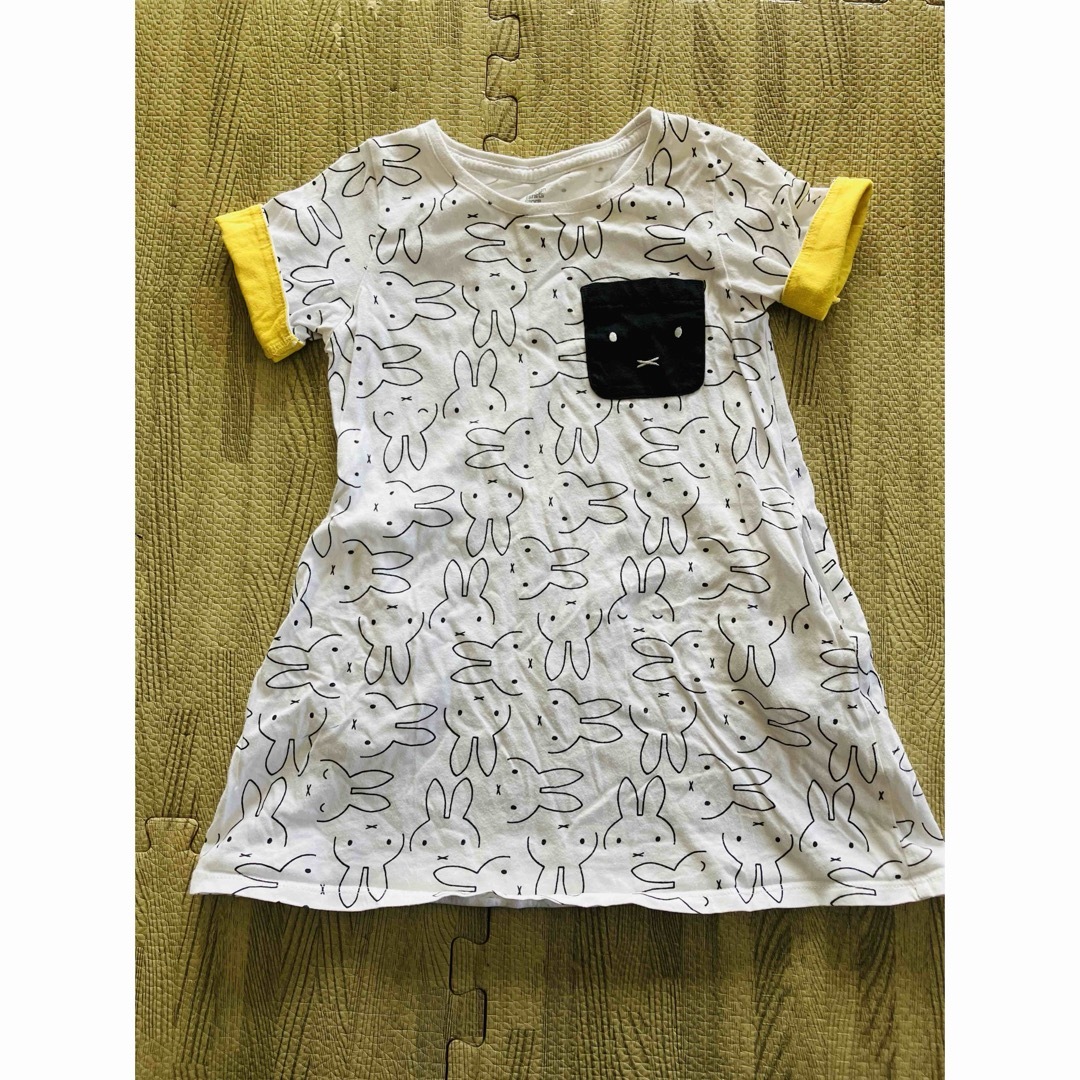 Design Tshirts Store graniph(グラニフ)のミッフィー　グラニフ　ワンピース　110cm キッズ/ベビー/マタニティのキッズ服女の子用(90cm~)(ワンピース)の商品写真