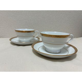 ノリタケ(Noritake)のノリタケ　カップ&ソーサー2客セット(グラス/カップ)