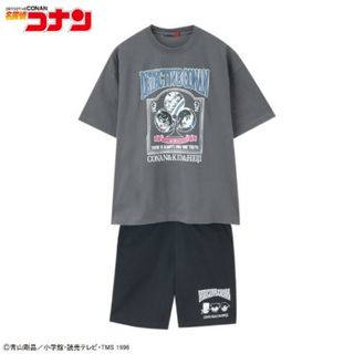 名探偵コナン - 【新品】名探偵コナン　半袖Tシャツ　ハーフパンツ　しまむら　2点セット　Lサイズ