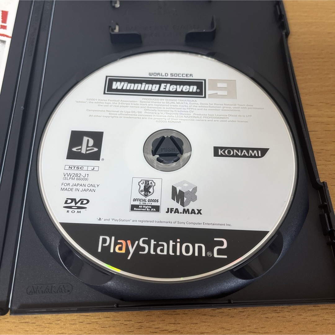 PlayStation2(プレイステーション2)のワールドサッカーウイニングイレブン9/PS2 エンタメ/ホビーのゲームソフト/ゲーム機本体(家庭用ゲームソフト)の商品写真