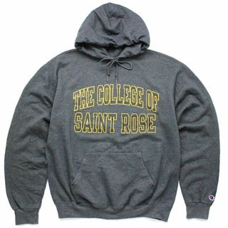 チャンピオン(Champion)のChampionチャンピオン THE COLLEGE OF SAINT ROSE スウェットパーカー チャコールグレー M★フーディー カレッジ セントローズ(パーカー)