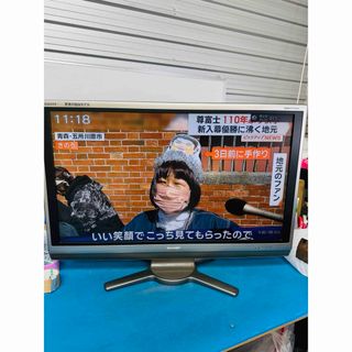 シャープ(SHARP)の全国配送無料！★SHARPシャープ★AQUOS 液晶テレビ　40型　動作品(テレビ)