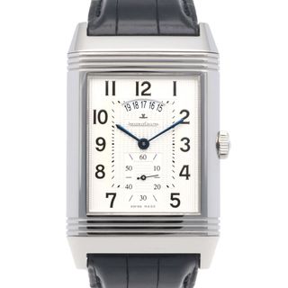 Jaeger-LeCoultre - ジャガー・ルクルト グランド レベルソ 986 デュオデイト 腕時計 時計 ステンレススチール Q3748420(274.8.85) 手巻き メンズ 1年保証 JAEGER-LECOULTRE  中古