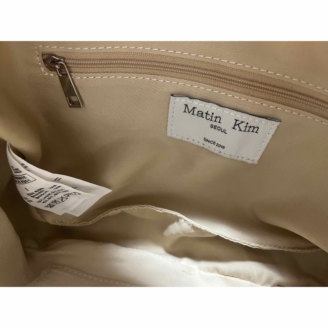 matin kim♡ハーフシャーリングリボンラウンドバッグ♡バレエコア♡ピンク レディースのバッグ(ハンドバッグ)の商品写真