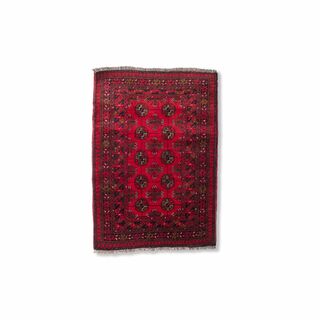 ジャーナルスタンダードファニチャー(journal standard Furniture)の120 x 80cm　トライバルラグ アフガンラグ トルクメン 手織り 絨毯(ラグ)