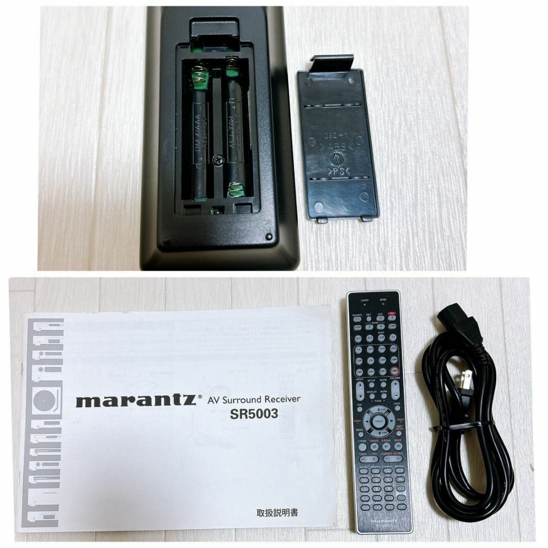 marantz(マランツ)のmarantz マランツ AVサラウンドレシーバー SR5003 リモコン付き スマホ/家電/カメラのオーディオ機器(アンプ)の商品写真