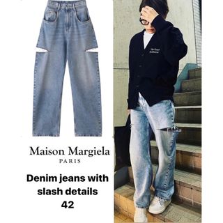 Maison Margiela 5ポケットカットアウトデニムパンツ