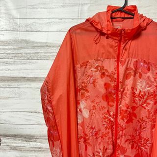 ノースフェイス North Face ナイロン パーカー ジャケット XL 花柄(パーカー)