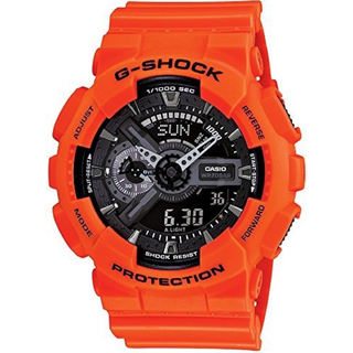 ジーショック(G-SHOCK)のG-SHOCK レスキューオレンジ デジアナ GA-110MR-4AJF(腕時計(アナログ))