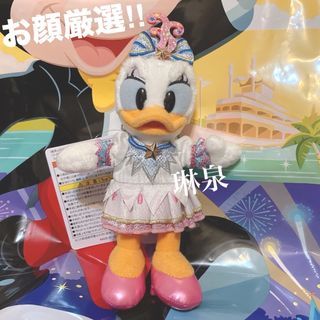 ディズニー(Disney)のディズニー デイジー ぬいぐるみバッジ TDS 20周年 ぬいば ヌイバ(キャラクターグッズ)