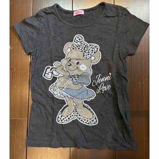 ジェニィ(JENNI)のSister Jenni シスタージェニー Tシャツ 熊 ラインストーン 150(Tシャツ/カットソー)