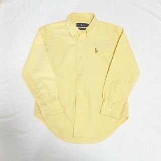 ラルフローレン(Ralph Lauren)のRALPH LAUREN　長袖シャツ　薄黄色　イエロー(Tシャツ/カットソー)