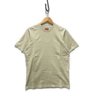 シュプリーム(Supreme)のSUPREME シュプリーム 刺繍ロゴ入り 半袖Ｔシャツ ライトベージュ サイズS 正規品 / B4828(Tシャツ/カットソー(半袖/袖なし))