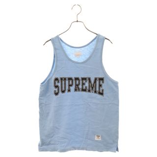 SUPREME シュプリーム 15SS Collegiate Tank Top カレッジ ロゴプリント タンクトップ ブルー