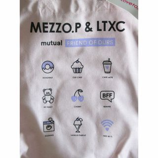 メゾピアノ(mezzo piano)の新品メゾピアノmezzopiano×ラブトキシックLovetoxicトートバッグ(レッスンバッグ)