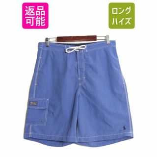 ラルフローレン(Ralph Lauren)の90s ポロ ラルフローレン ナイロン ショートパンツ メンズ M / オールド サーフ スイム ショーツ 短パン 半パン ライナー付き ワンポイント(ショートパンツ)