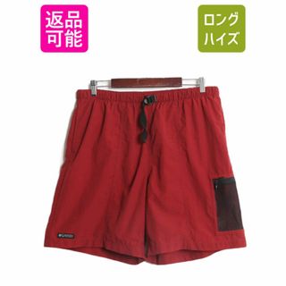 90s コロンビア ベルト付き ナイロン カーゴ ショートパンツ メンズ L / 古着 90年代 Columbia スイム ショーツ アウトドア 短パン 半パン(ショートパンツ)