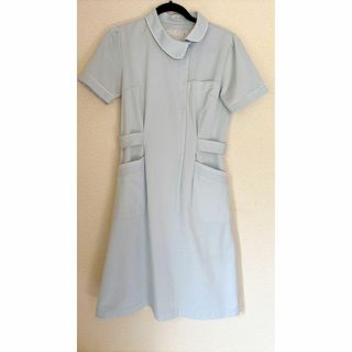 ナース服　スカート　半袖　医療　スクラブ(ひざ丈ワンピース)