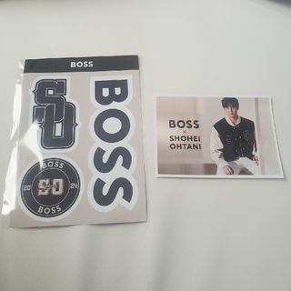 BOSS - boss×大谷翔平 ステッカー&ポストカード