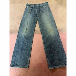 リーバイスLevi's ダメージデニムパンツ502 W32L33赤耳レトロ古着(デニム/ジーンズ)