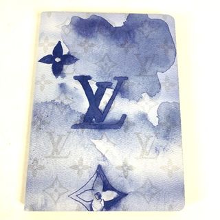 ルイヴィトン(LOUIS VUITTON)のルイヴィトン LOUIS VUITTON カイエ・クレマンス GI0628 ウォーターカラー・モノグラム ノート ステーショナリー メモ帳 ノートブック モノグラムキャンバス ブルー 未使用(ノート/メモ帳/ふせん)