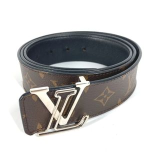 ルイヴィトン(LOUIS VUITTON)のルイヴィトン LOUIS VUITTON サンチュールLV イニシアル 40MM M0167S モノグラム リバーシブル ベルト モノグラムキャンバス ブラウン×ブラック(ベルト)