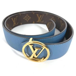 ルイヴィトン(LOUIS VUITTON)のルイヴィトン LOUIS VUITTON サンチュール LV サークル  M0142V モノグラム ベルト モノグラムキャンバス ブラウン 美品(ベルト)