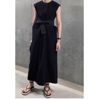 LOHEN ワンピース　Black×Navy(ロングワンピース/マキシワンピース)