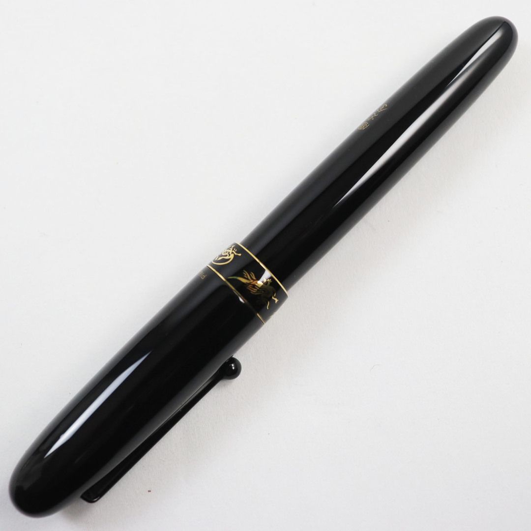 極美品●PILOT パイロット ペン先K18 Mニブ 1918本限定 國光会 創立80周年記念 四神 0431/1918 万年筆 ブラック インテリア/住まい/日用品の文房具(ペン/マーカー)の商品写真