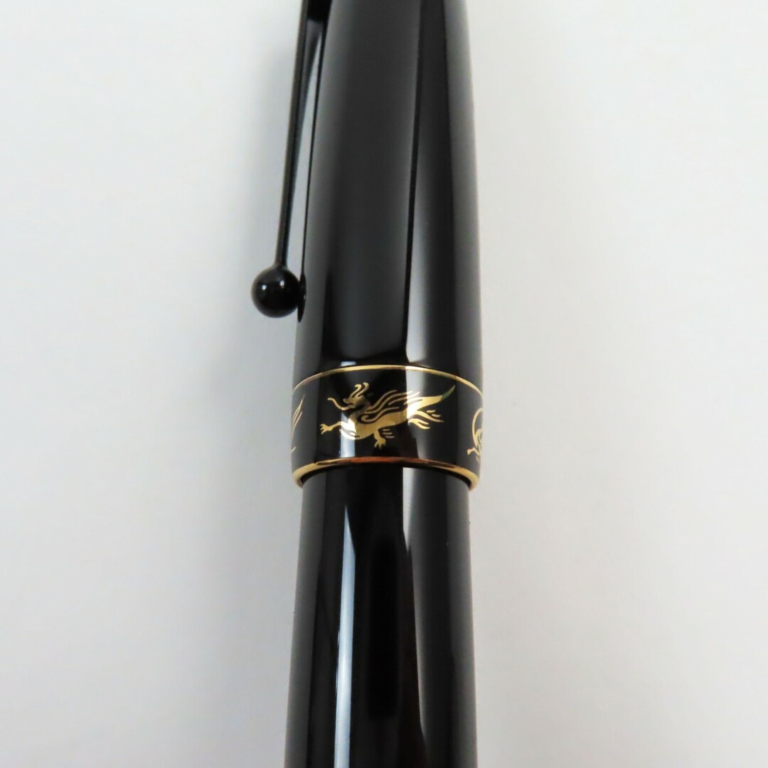 極美品●PILOT パイロット ペン先K18 Mニブ 1918本限定 國光会 創立80周年記念 四神 0431/1918 万年筆 ブラック インテリア/住まい/日用品の文房具(ペン/マーカー)の商品写真