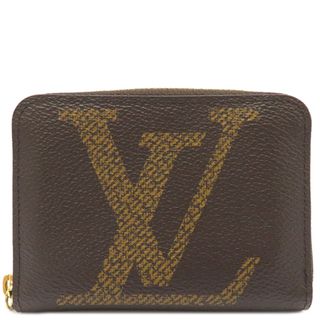 ルイヴィトン(LOUIS VUITTON)のルイヴィトン LOUIS VUITTON コインケース ジッピー コインパース モノグラムジャイアントキャンバス モノグラム  ゴールド金具 茶 小銭入れ カード入れ  M69354 RFID【中古】(財布)