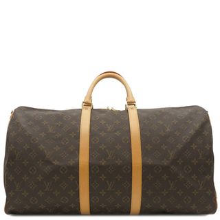 ルイヴィトン(LOUIS VUITTON)のルイヴィトン LOUIS VUITTON ボストンバッグ キーポル バンドリエール 55 モノグラムキャンバス モノグラム ゴールド金具 茶  M41414 DU2120【中古】(ボストンバッグ)