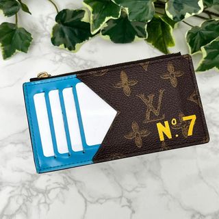 LOUIS VUITTON - ルイヴィトン コインカード・ホルダー N°7 コインケース 廃盤モデル ブルー