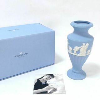 WEDGWOOD / ウェッジウッド ◆【華道具】ウェッジウッド/ジャスパー ブルー フラワーベース 華道具 インテリア ギフト ギフト【未使用】 [0220487024](花瓶)