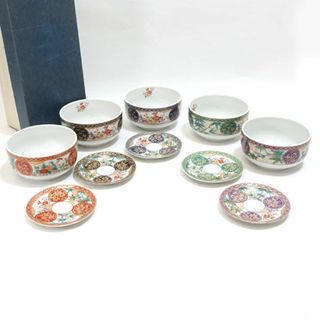 美濃焼 瑞兆 ◆【和食器】美濃焼/錦絵変り小鉢・小皿揃(各5個組) 22531 すまい 雑貨 美濃焼 ギフト【未使用】 [0220487598](食器)