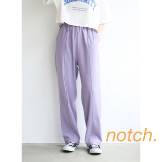 notch. - 【notch.】センターシームイージーパンツ