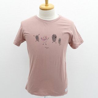 Paul Smith / ポールスミス ◆Tシャツ/プリント/指紋柄/ブラウン/サイズM PJ-DW-47144 【メンズ/MEN/男性/ボーイズ/紳士】 メンズファッション【中古】 [0220488546](Tシャツ/カットソー(半袖/袖なし))