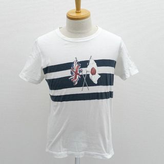 Paul Smith / ポールスミス ◆Tシャツ/プリント/国旗/ホワイト/サイズL PC-JT-61794 【メンズ/MEN/男性/ボーイズ/紳士】 メンズファッション【中古】 [0220488547](Tシャツ/カットソー(半袖/袖なし))